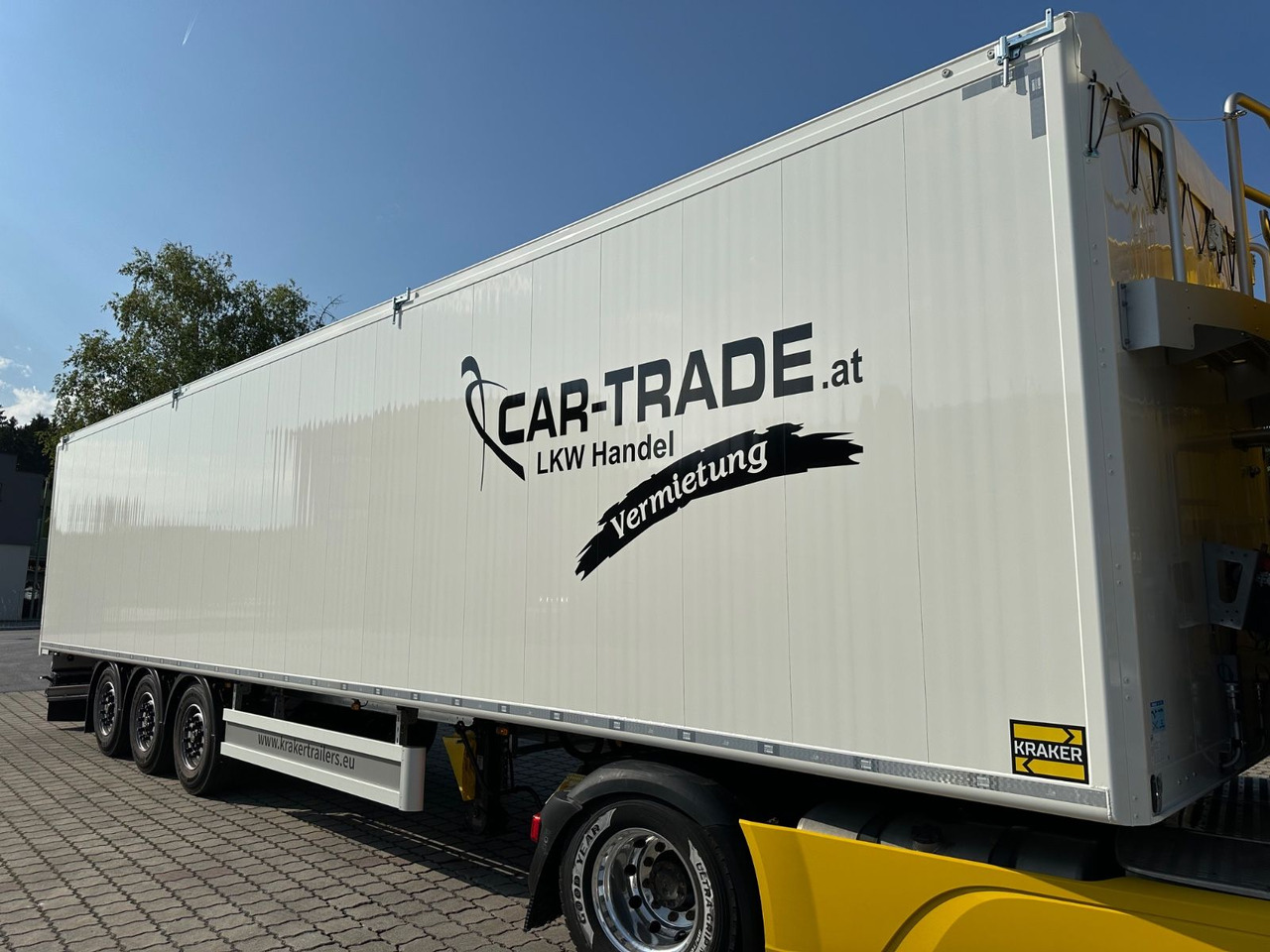 Kraker CF-200ZL Lift 92m³ Müllplane - С плъзгащ под полуремарке: снимка 2 Kraker CF-200ZL Lift 92m³ Müllplane - С плъзгащ под полуремарке: снимка 2