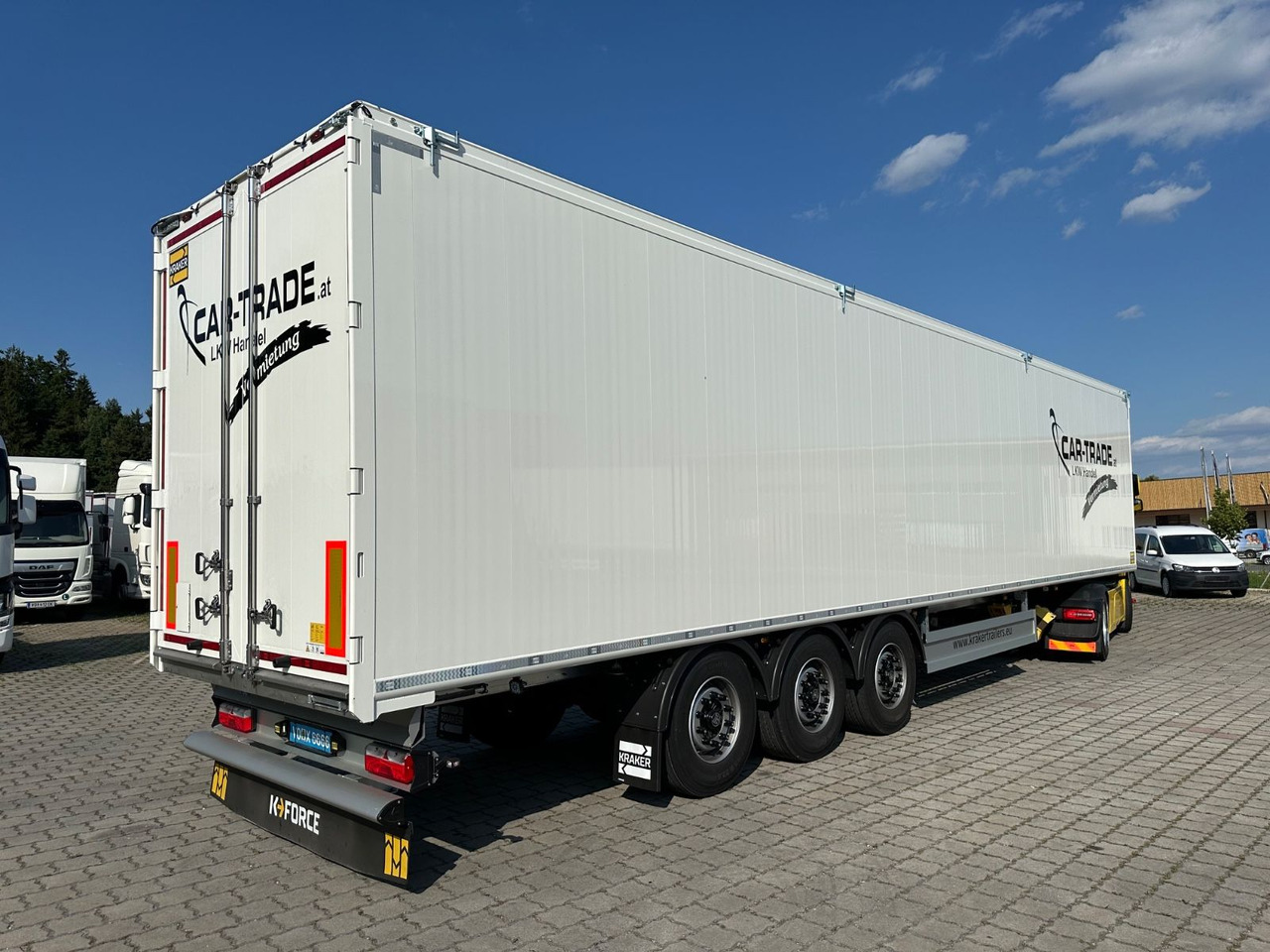 Kraker CF-200ZL Lift 92m³ Müllplane - С плъзгащ под полуремарке: снимка 4 Kraker CF-200ZL Lift 92m³ Müllplane - С плъзгащ под полуремарке: снимка 4