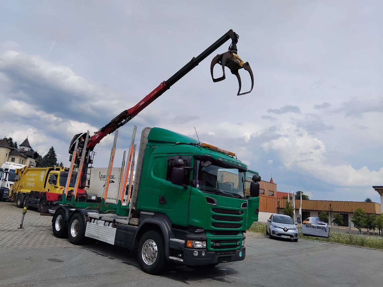 Scania R 580 V8 Penz Kran 2x Telespok - Камион за дърва, Камион с кран: снимка 5 Scania R 580 V8 Penz Kran 2x Telespok - Камион за дърва, Камион с кран: снимка 5
