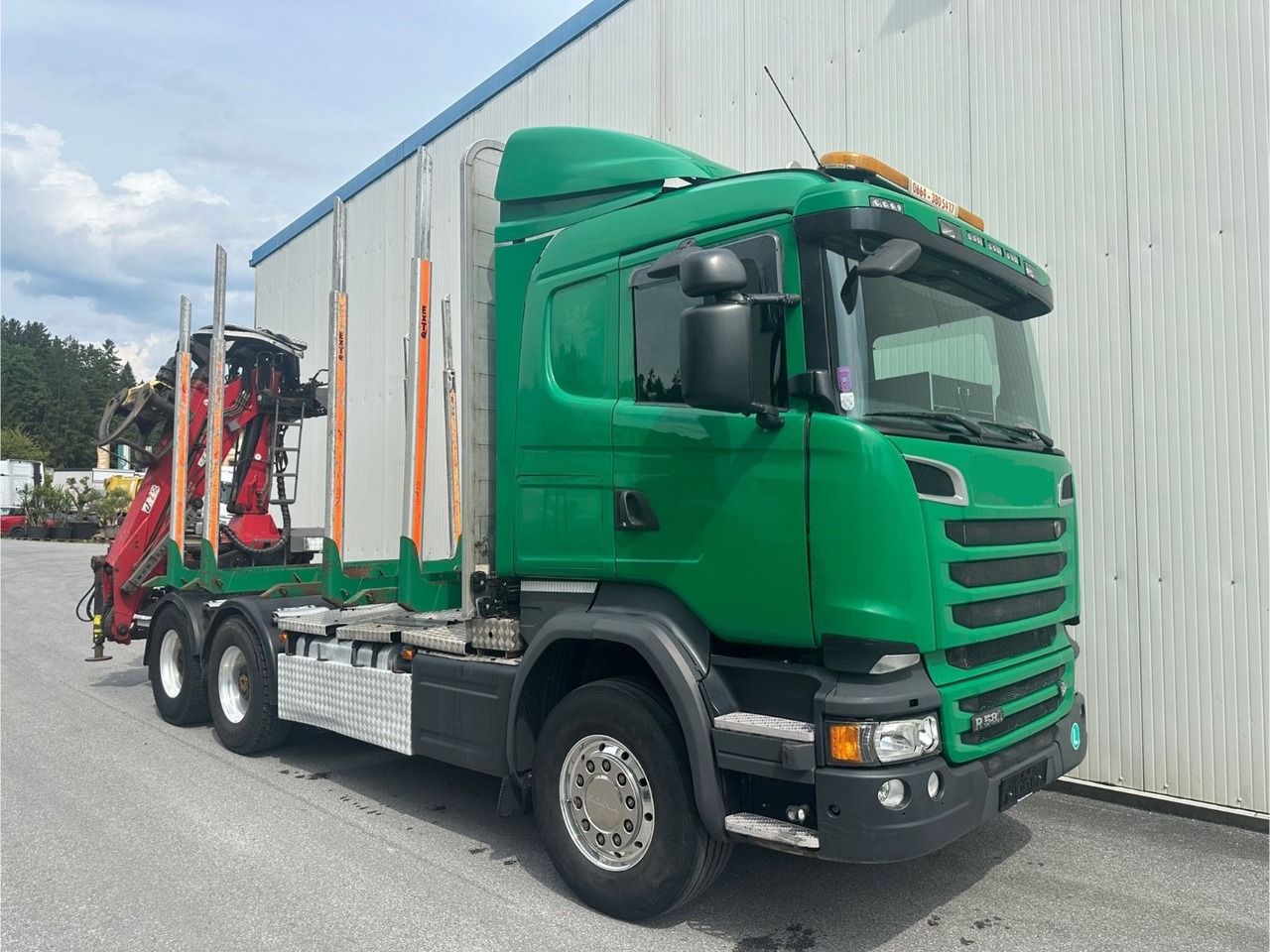 Scania R 580 V8 Penz Kran 2x Telespok - Камион за дърва, Камион с кран: снимка 2 Scania R 580 V8 Penz Kran 2x Telespok - Камион за дърва, Камион с кран: снимка 2