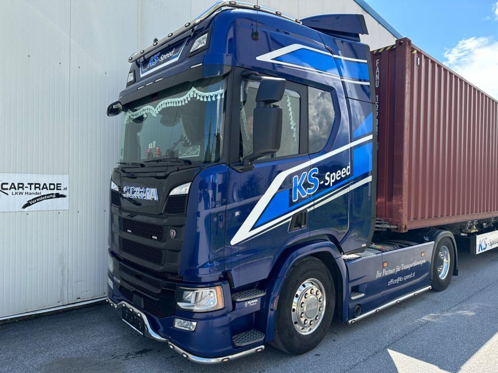 Scania 500R Vollluft Alu Leder LED Hyd. - Влекач: снимка 1 Scania 500R Vollluft Alu Leder LED Hyd. - Влекач: снимка 1