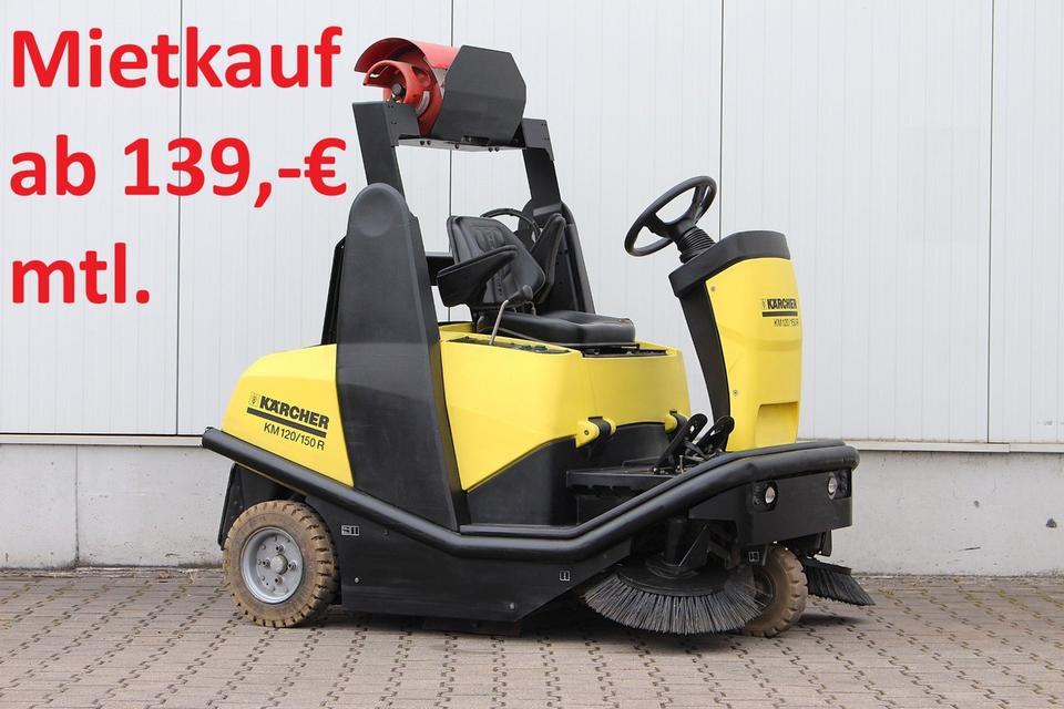 Kärcher KM120/150R LPG Aufsitz- Kehrsaugmaschine Kehrmaschine Gas - Професионална метачна машина: снимка 1 Kärcher KM120/150R LPG Aufsitz- Kehrsaugmaschine Kehrmaschine Gas - Професионална метачна машина: снимка 1