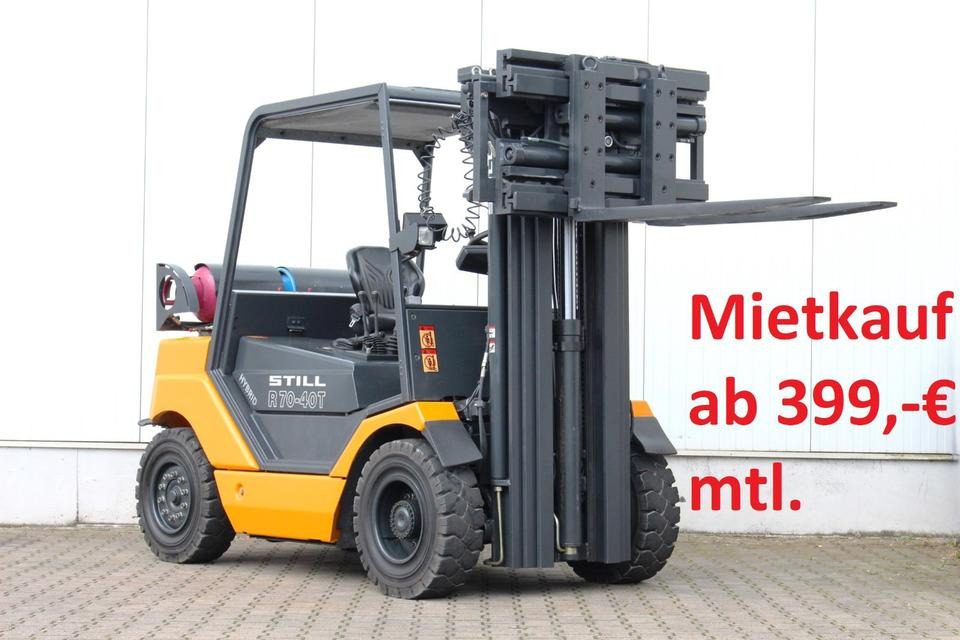 STILL R70-40T Gas Triplex 4t Klammergabel - Газокар: снимка 1 STILL R70-40T Gas Triplex 4t Klammergabel - Газокар: снимка 1