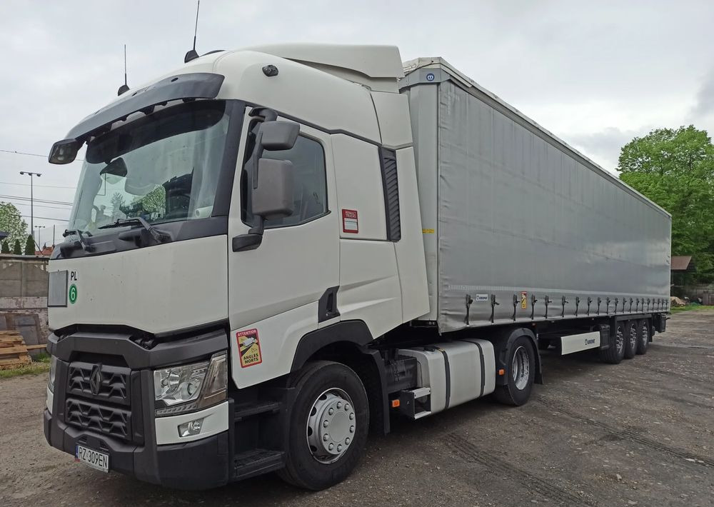 Renault T - Влекач, Брезентово полуремарке: снимка 3 Renault T - Влекач, Брезентово полуремарке: снимка 3