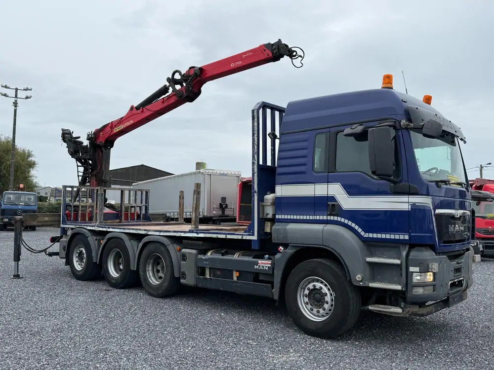 MAN TGS 35.440 *Epsilon Q170L*TRIDEM*Intarder - Бордови камион, Камион с кран: снимка 2 MAN TGS 35.440 *Epsilon Q170L*TRIDEM*Intarder - Бордови камион, Камион с кран: снимка 2