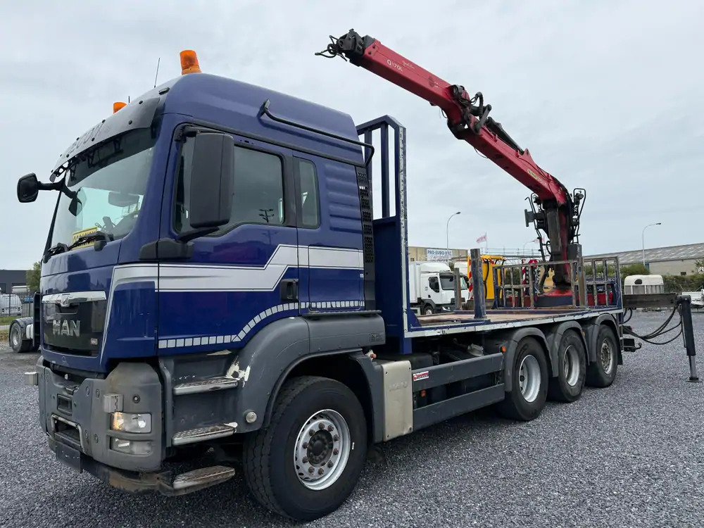 MAN TGS 35.440 *Epsilon Q170L*TRIDEM*Intarder - Бордови камион, Камион с кран: снимка 1 MAN TGS 35.440 *Epsilon Q170L*TRIDEM*Intarder - Бордови камион, Камион с кран: снимка 1