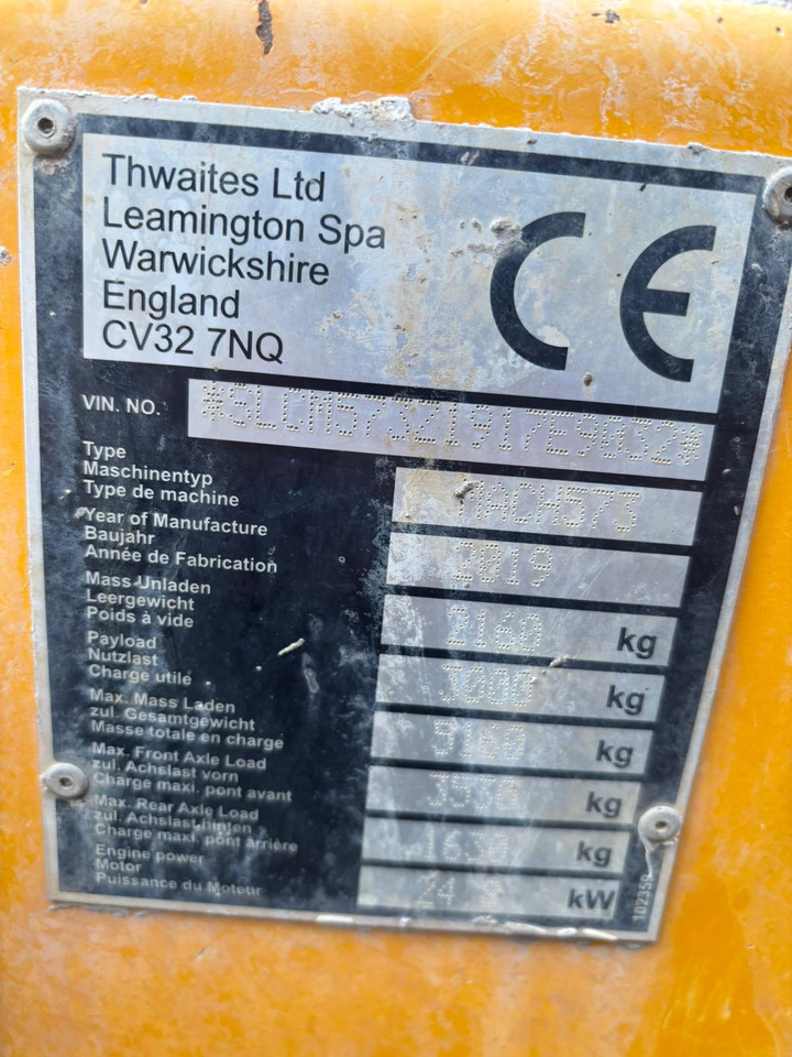 Нови Самосвал THWAITES MACH 573: снимка 11