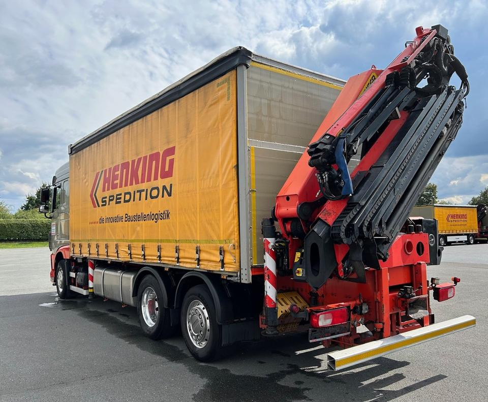 DAF DAF XF 460 FAN + PALFINGER + 16mtr + Lenkachse + EURO 6 - Камион с брезент, Камион с кран: снимка 4 DAF DAF XF 460 FAN + PALFINGER + 16mtr + Lenkachse + EURO 6 - Камион с брезент, Камион с кран: снимка 4