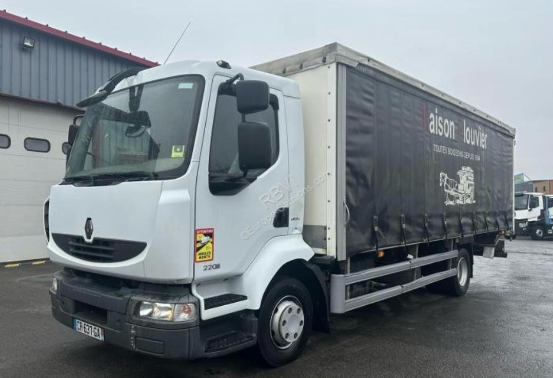 RENAULT MIDLUM 12.220 - Камион с брезент: снимка 1 RENAULT MIDLUM 12.220 - Камион с брезент: снимка 1