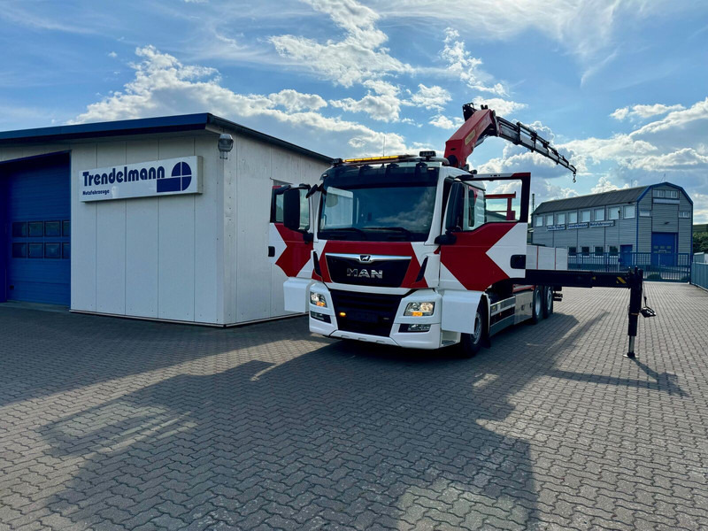MAN TGS 26.460 6x2 Lenk-Liftachse Palfingerkran PK 22002 hi Fahrerha - Камион с кран, Камион с кран: снимка 1 MAN TGS 26.460 6x2 Lenk-Liftachse Palfingerkran PK 22002 hi Fahrerha - Камион с кран, Камион с кран: снимка 1