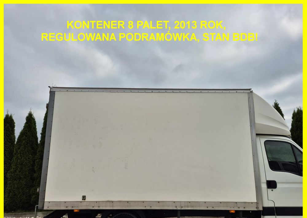 Kontener 8 palet wysoki meblowy 2013 rok Iveco Mascott Master Sprinter regulowana podramówka Stan bdb! - Каросерия - фургон: снимка 1 Kontener 8 palet wysoki meblowy 2013 rok Iveco Mascott Master Sprinter regulowana podramówka Stan bdb! - Каросерия - фургон: снимка 1