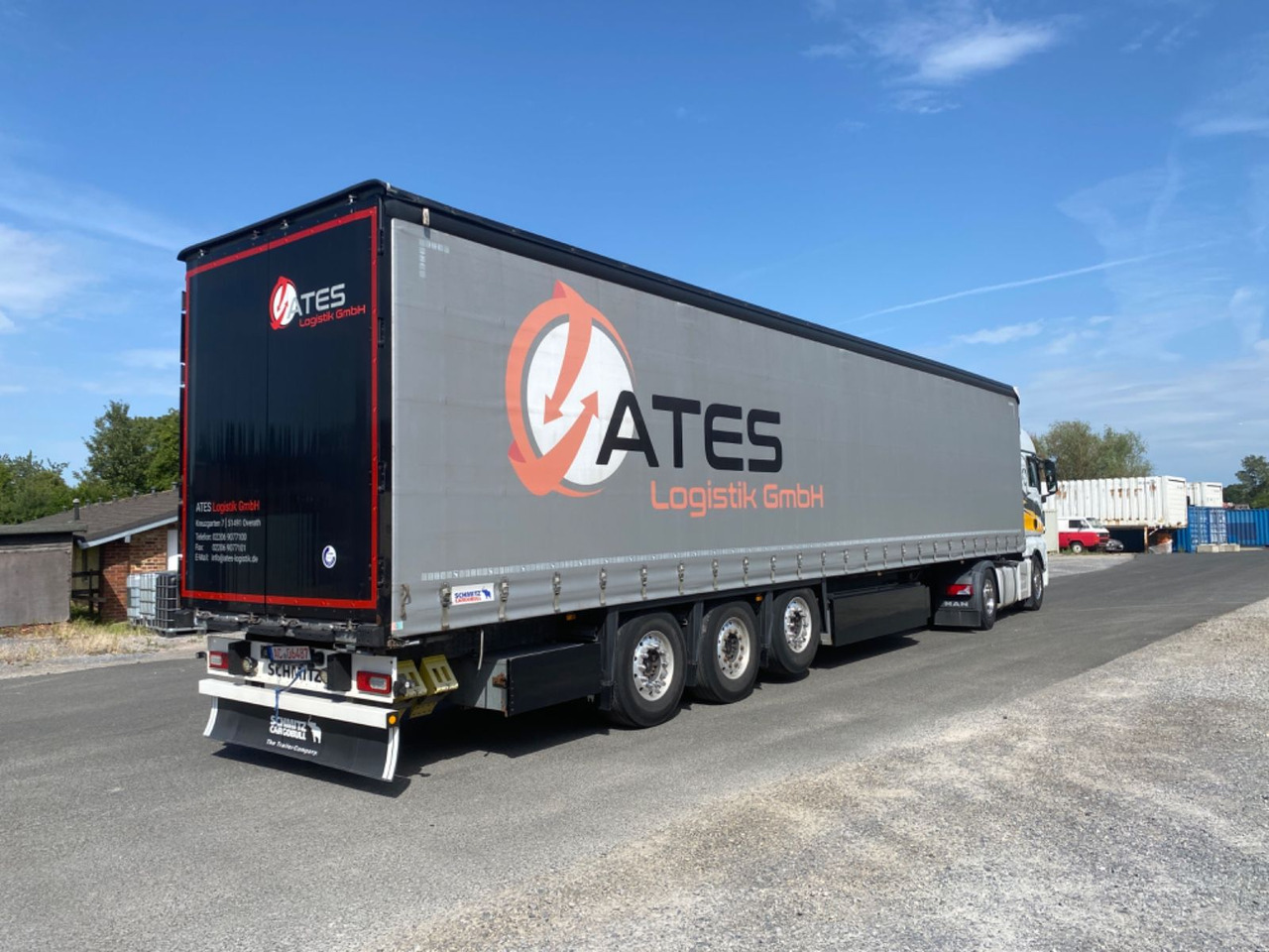Schmitz Cargobull SCS 24/ Tautliner/Liftachse/Alufelgen/Pal.Kasten - Брезентово полуремарке: снимка 2 Schmitz Cargobull SCS 24/ Tautliner/Liftachse/Alufelgen/Pal.Kasten - Брезентово полуремарке: снимка 2