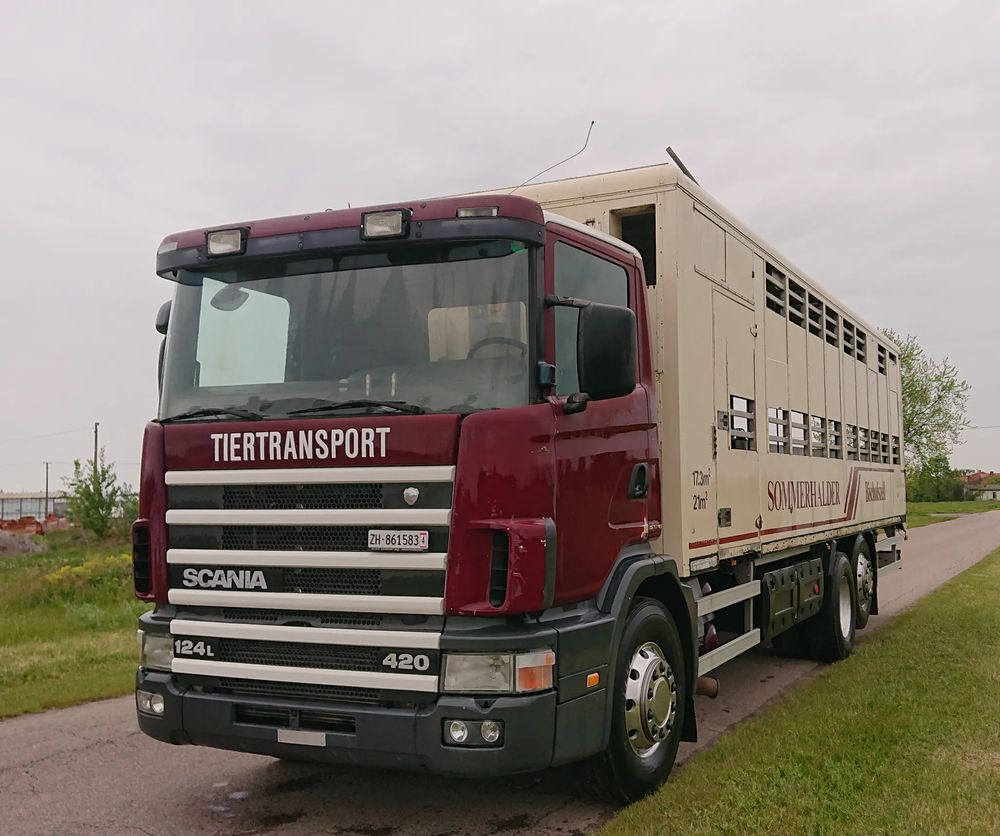 Scania 124 420 Do żywca - За превоз на животни камион: снимка 4 Scania 124 420 Do żywca - За превоз на животни камион: снимка 4
