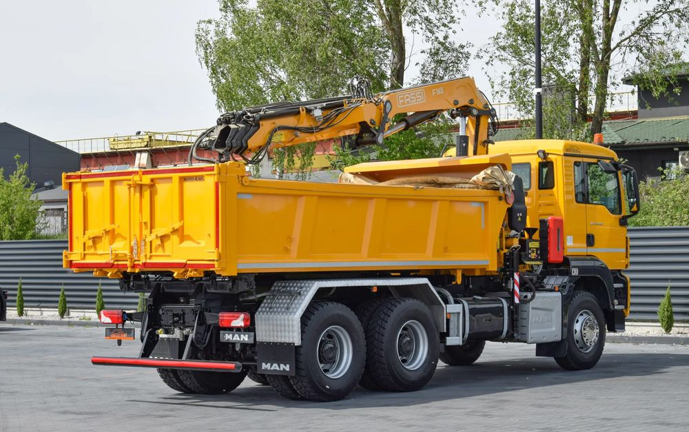MAN TGS 26.400 / 6x4 / EURO 6 / UDT / HDS FASSI 165 / WYSUW x3 / ROTATOR / CHWYTAK / STEROWANIE RADIOWE / WZMOCNIONA RAMA / WYWROTKA / HYDROBURTA / AUTOMAT / 2017 / NOWE OPONY - 100% / NISKI PRZEBIEG - Самосвал камион: снимка 5 MAN TGS 26.400 / 6x4 / EURO 6 / UDT / HDS FASSI 165 / WYSUW x3 / ROTATOR / CHWYTAK / STEROWANIE RADIOWE / WZMOCNIONA RAMA / WYWROTKA / HYDROBURTA / AUTOMAT / 2017 / NOWE OPONY - 100% / NISKI PRZEBIEG - Самосвал камион: снимка 5