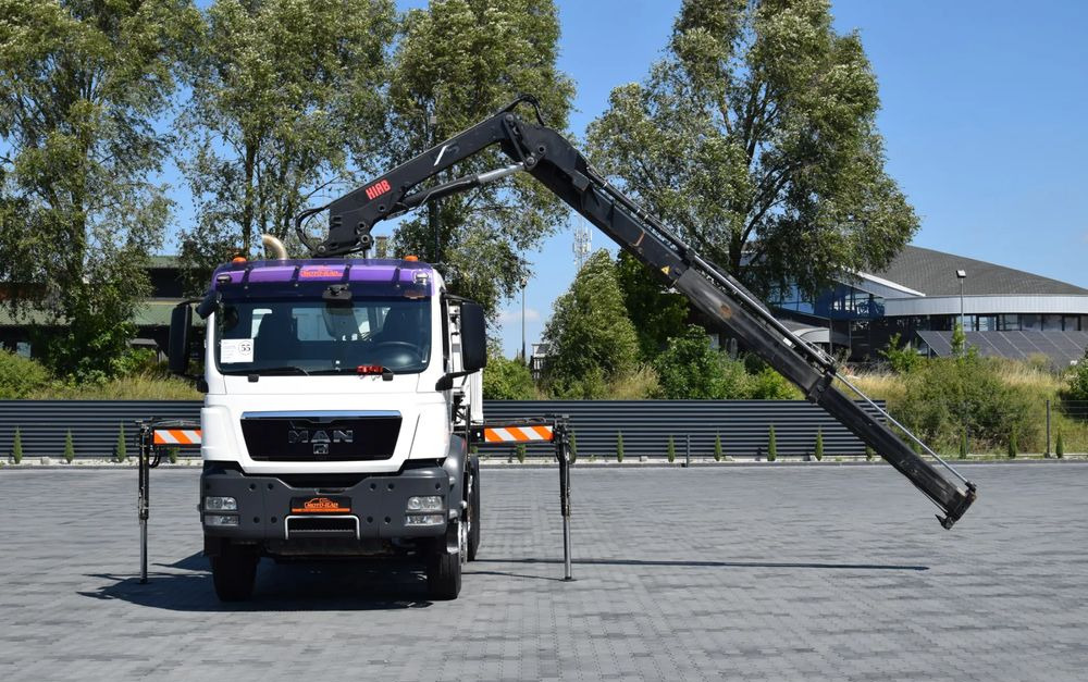 MAN TGS 33.360 / 6x4 / HDS HIAB 122 E-2 HIDUO / STEROWANIE RADIOWE / WYWROTKA / HYDROBURTA / AUTOMAT / KLIMA / TEMPOMAT / KAMERA COFANIA / SPROWADZONY - Самосвал камион, Камион с кран: снимка 2 MAN TGS 33.360 / 6x4 / HDS HIAB 122 E-2 HIDUO / STEROWANIE RADIOWE / WYWROTKA / HYDROBURTA / AUTOMAT / KLIMA / TEMPOMAT / KAMERA COFANIA / SPROWADZONY - Самосвал камион, Камион с кран: снимка 2