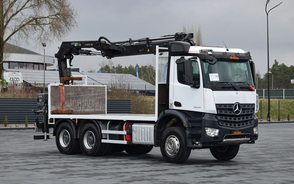 Mercedes-Benz AROCS 2636 / 6x4 / HIAB X-HIPRO 192 E-3 / WYSUW x3 / ROTATOR / STEROWANIE RADIOWE / UDT / PODPORY HYDRAULICZNE / AUTOMAT / KAMERA COFANIA / NISKI PRZEBIEG / SPROWADZONY - Бордови камион, Камион с кран: снимка 3 Mercedes-Benz AROCS 2636 / 6x4 / HIAB X-HIPRO 192 E-3 / WYSUW x3 / ROTATOR / STEROWANIE RADIOWE / UDT / PODPORY HYDRAULICZNE / AUTOMAT / KAMERA COFANIA / NISKI PRZEBIEG / SPROWADZONY - Бордови камион, Камион с кран: снимка 3