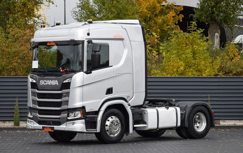 Scania R450 / HYDRAULIKA / RETARDER / ACC / KLIMA / FULL LEDY / ALUFELGI / SERWISOWANA / SPROWADZONA - Влекач: снимка 1 Scania R450 / HYDRAULIKA / RETARDER / ACC / KLIMA / FULL LEDY / ALUFELGI / SERWISOWANA / SPROWADZONA - Влекач: снимка 1