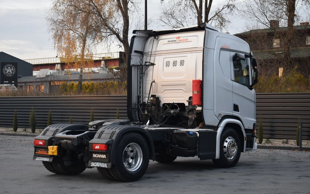 Scania R450 / HYDRAULIKA / RETARDER / ACC / KLIMA / FULL LEDY / ALUFELGI / SERWISOWANA / SPROWADZONA - Влекач: снимка 5 Scania R450 / HYDRAULIKA / RETARDER / ACC / KLIMA / FULL LEDY / ALUFELGI / SERWISOWANA / SPROWADZONA - Влекач: снимка 5