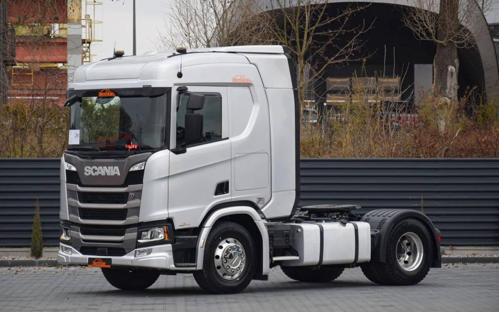 Scania R450 / HYDRAULIKA / RETARDER / ACC / KLIMA / FULL LEDY / ALUFELGI / SERWISOWANA / SPROWADZONA - Влекач: снимка 1 Scania R450 / HYDRAULIKA / RETARDER / ACC / KLIMA / FULL LEDY / ALUFELGI / SERWISOWANA / SPROWADZONA - Влекач: снимка 1