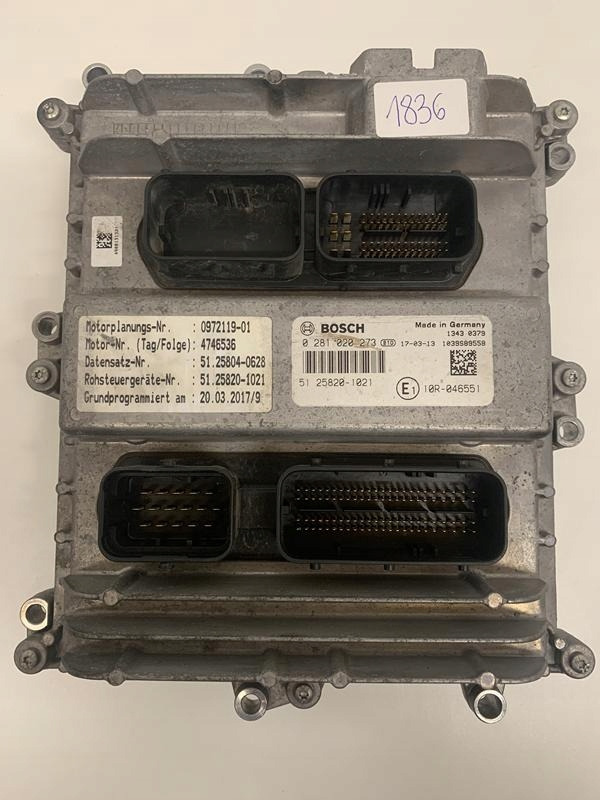 KOMPUTER EDC MAN TGX TGS EURO 6 0 281 020 273 - Стартер за Камион: снимка 3 KOMPUTER EDC MAN TGX TGS EURO 6 0 281 020 273 - Стартер за Камион: снимка 3