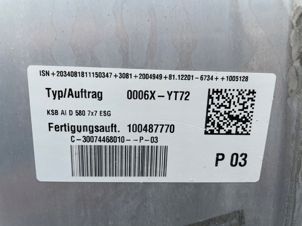 Резервоар за гориво за Камион ZBIORNIK PALIWA MAN TGX TGS 580L 81122016934: снимка 6