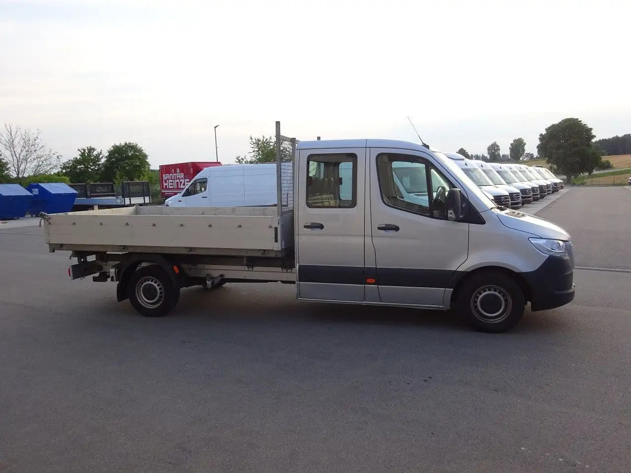 Mercedes-Benz Sprinter 319 CDI DoKa Maxi Kipper AHK 2,8t - Бус самосвал, Бус с двойна кабина: снимка 2 Mercedes-Benz Sprinter 319 CDI DoKa Maxi Kipper AHK 2,8t - Бус самосвал, Бус с двойна кабина: снимка 2