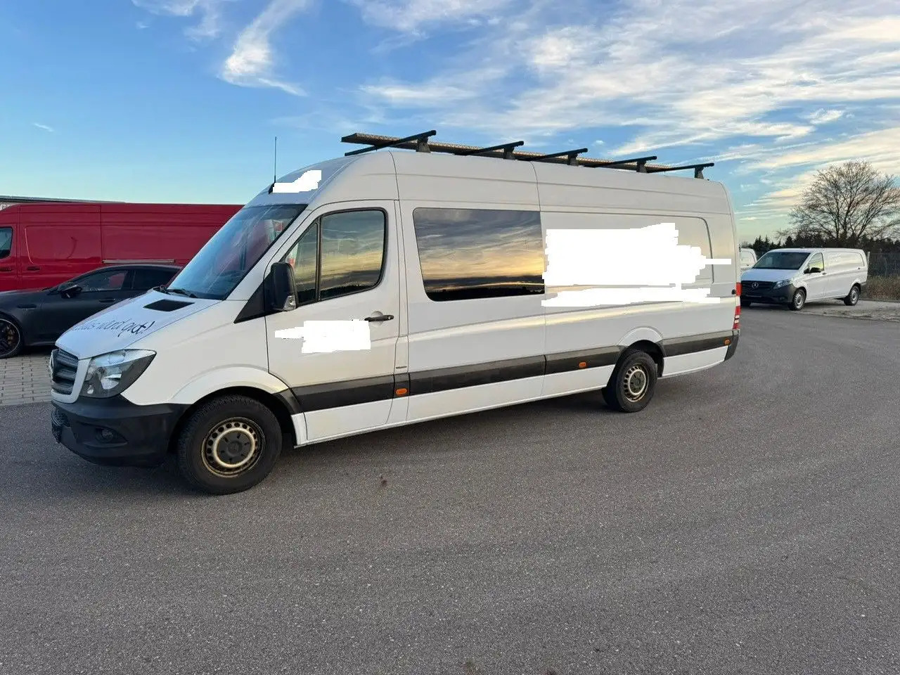 Mercedes-Benz Sprinter 319 CDI Maxi Lang XXL Extralang Mixto - Товарен бус, Бус с двойна кабина: снимка 2 Mercedes-Benz Sprinter 319 CDI Maxi Lang XXL Extralang Mixto - Товарен бус, Бус с двойна кабина: снимка 2
