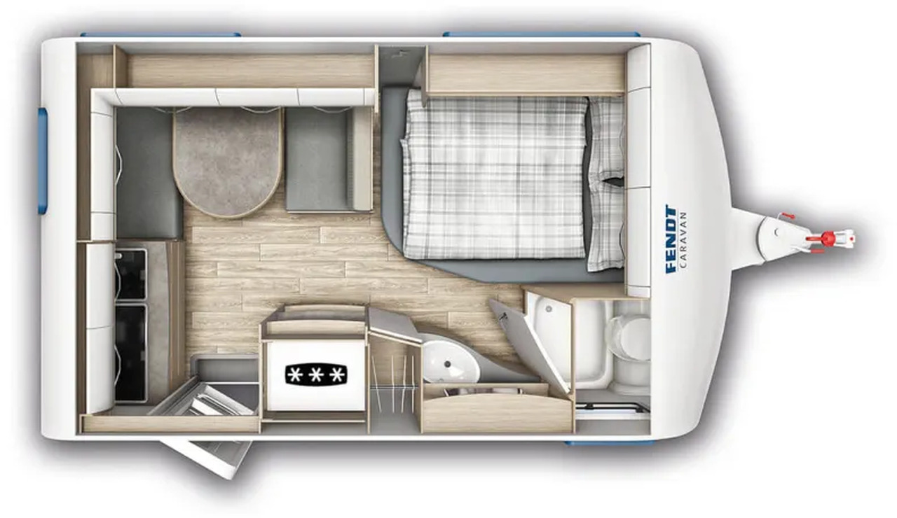 Fendt Bianco Activ 390 FHS Dusche, 1.700 KG-Fahrwerk - Каравана: снимка 2 Fendt Bianco Activ 390 FHS Dusche, 1.700 KG-Fahrwerk - Каравана: снимка 2