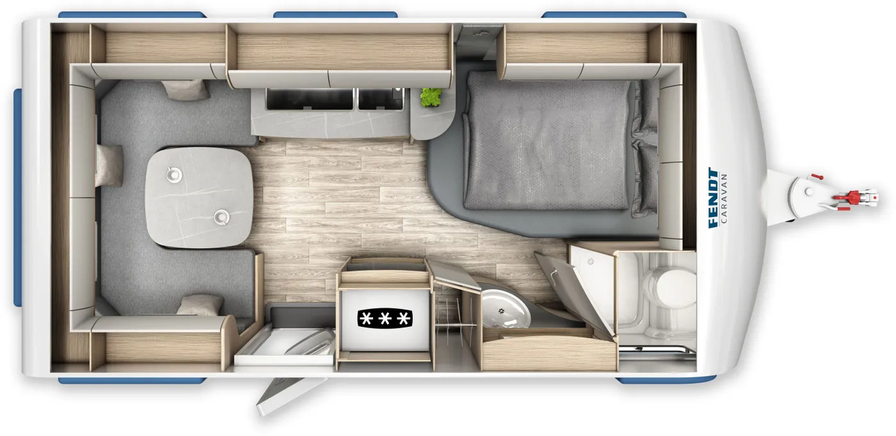 Fendt Bianco Activ 445 SFB Fahrzeug frei konfigurierbar - Каравана: снимка 2 Fendt Bianco Activ 445 SFB Fahrzeug frei konfigurierbar - Каравана: снимка 2