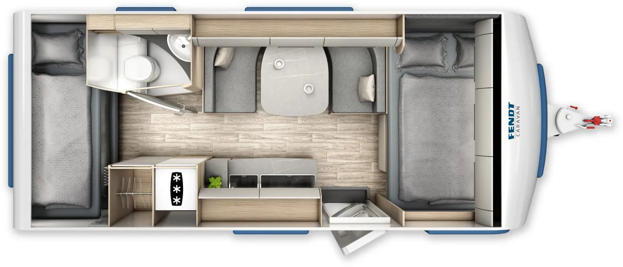 Fendt Bianco Activ 515 SKF GFK, Shower- + Safety-Paket - Каравана: снимка 2 Fendt Bianco Activ 515 SKF GFK, Shower- + Safety-Paket - Каравана: снимка 2