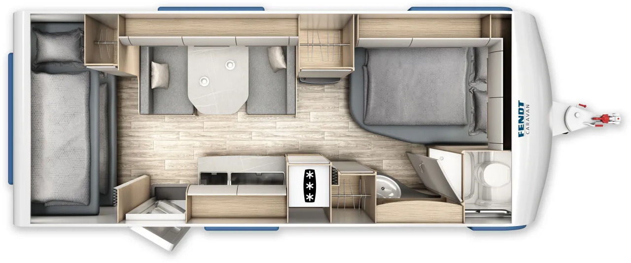Fendt Bianco Selection 550 SKM Modell 2026 - Каравана: снимка 2 Fendt Bianco Selection 550 SKM Modell 2026 - Каравана: снимка 2