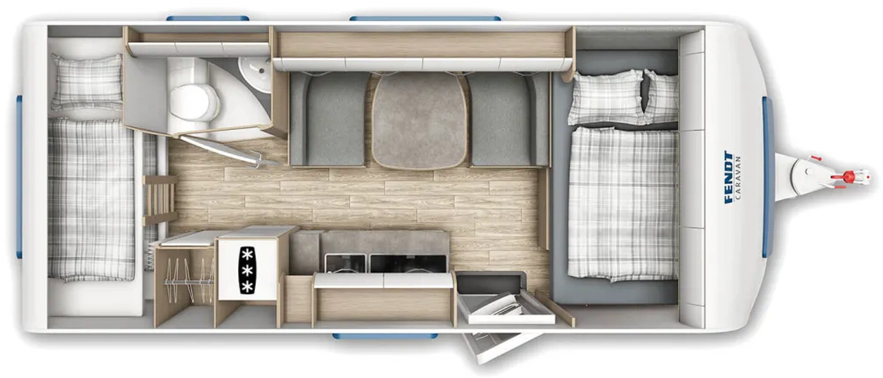 Wohnwagen Fendt Bianco Activ 515 SKF volle Hütte - Каравана: снимка 2 Wohnwagen Fendt Bianco Activ 515 SKF volle Hütte - Каравана: снимка 2