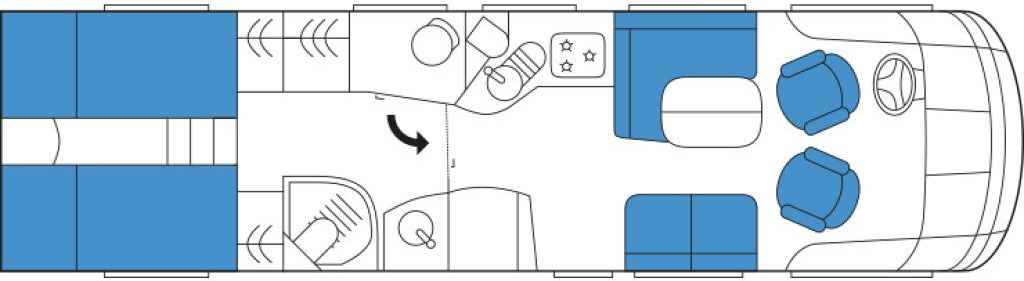 Niesmann + Bischoff Flair 920 BS (Sonderkonfiguration) - Интегриран кемпер: снимка 2 Niesmann + Bischoff Flair 920 BS (Sonderkonfiguration) - Интегриран кемпер: снимка 2