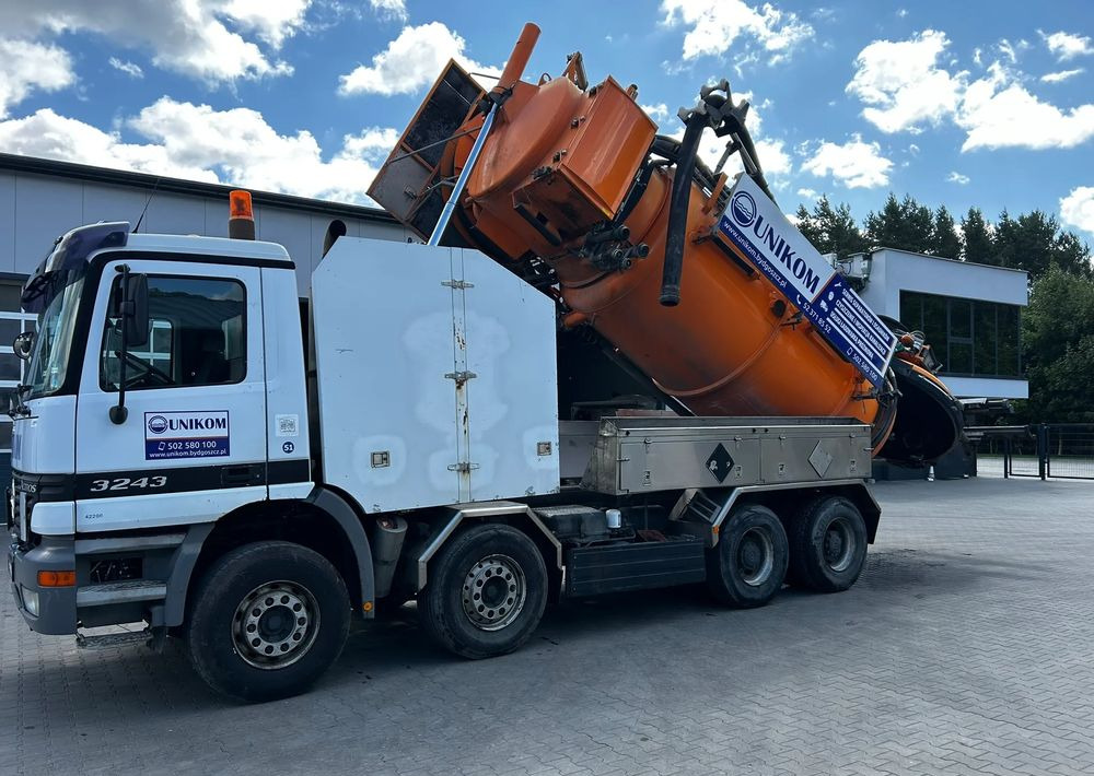 Mercedes-Benz ACTROS 3243 KAISER AQUASTER WUKO - Каналопочистваща машина: снимка 1 Mercedes-Benz ACTROS 3243 KAISER AQUASTER WUKO - Каналопочистваща машина: снимка 1