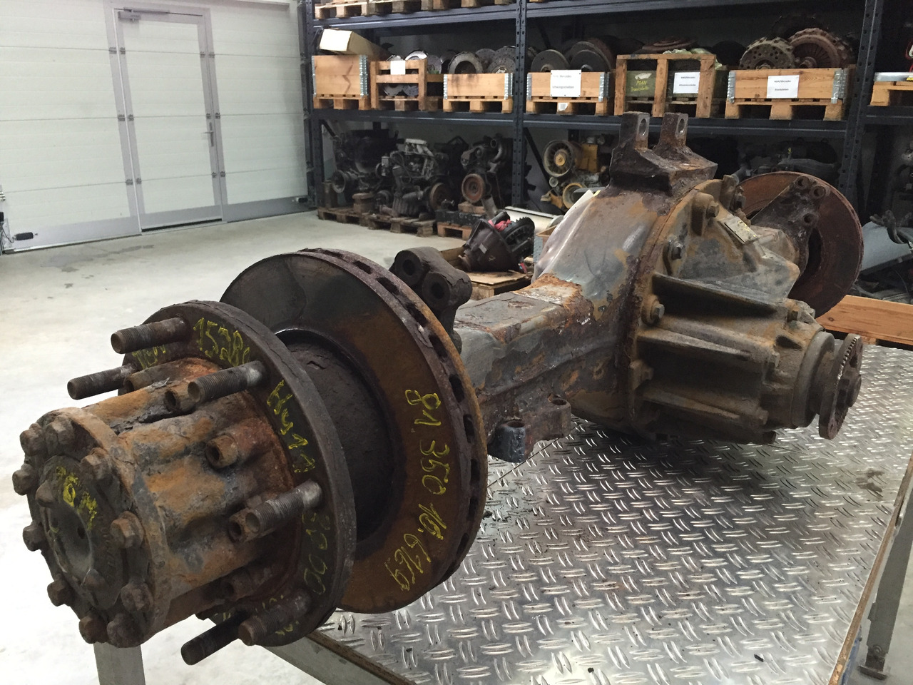 Gebrauchte Hinterachse MAN TGM 15.280, Typ : HY 11 3000, Artikel - Nr. : 81.35010 - 6169 - Задна ос за Камион: снимка 5 Gebrauchte Hinterachse MAN TGM 15.280, Typ : HY 11 3000, Artikel - Nr. : 81.35010 - 6169 - Задна ос за Камион: снимка 5