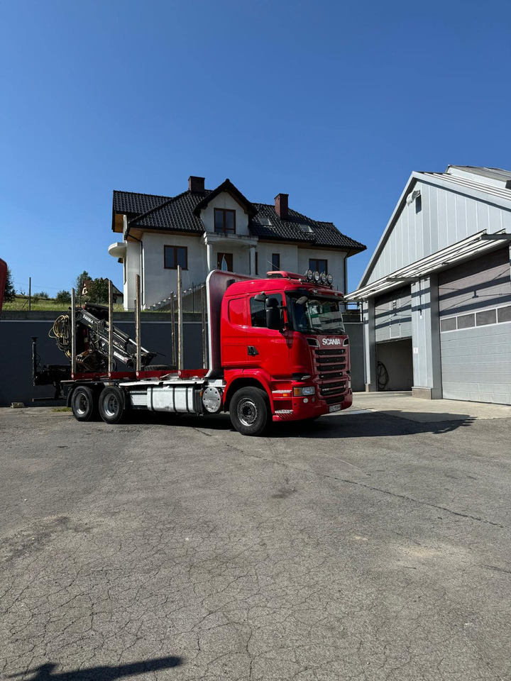 SCANIA R500 & KESLA 2012T - Камион за дърва, Камион с кран: снимка 3 SCANIA R500 & KESLA 2012T - Камион за дърва, Камион с кран: снимка 3