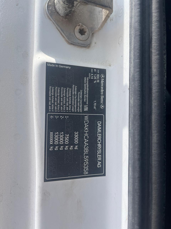 MERCEDES-BENZ Actros 3340 - Шаси кабина: снимка 3 MERCEDES-BENZ Actros 3340 - Шаси кабина: снимка 3