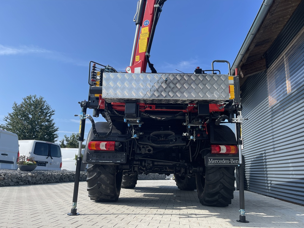 Unimog U318 - UHN mit Ladekran und Forstgreifer , Traumzustand - Камион с кран: снимка 5 Unimog U318 - UHN mit Ladekran und Forstgreifer , Traumzustand - Камион с кран: снимка 5