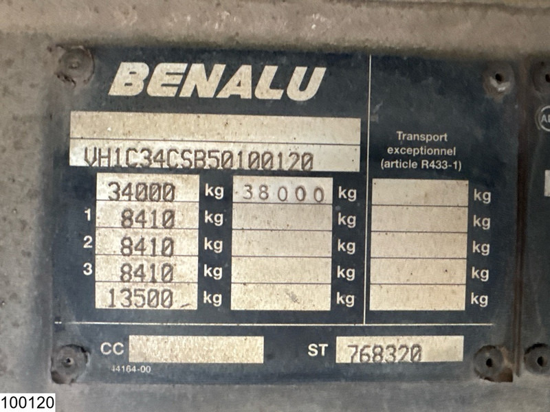 Benalu kipper 25.6 m3 - Самосвал полуремарке: снимка 4 Benalu kipper 25.6 m3 - Самосвал полуремарке: снимка 4