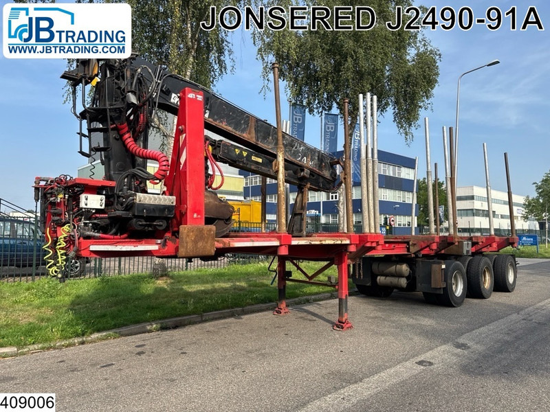 Billaud Chassis Wood transport, Jonsered, Extendable. - Полуремарке за дърва: снимка 1 Billaud Chassis Wood transport, Jonsered, Extendable. - Полуремарке за дърва: снимка 1