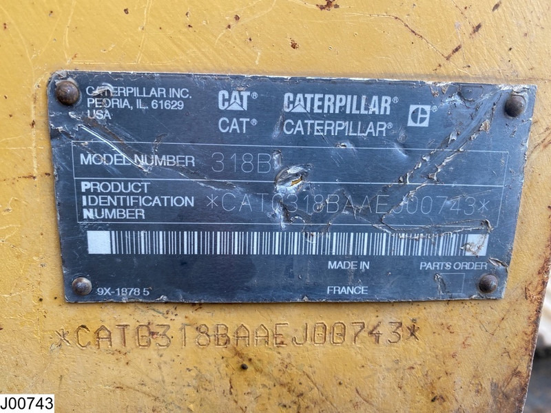 Caterpillar 318 B 86 KW, Crawler Excavator - Верижен багер: снимка 3 Caterpillar 318 B 86 KW, Crawler Excavator - Верижен багер: снимка 3