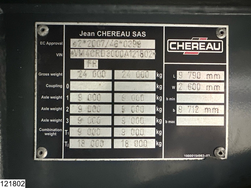 Chereau Autonoom Chereau - Рефрижератор ремарке: снимка 3 Chereau Autonoom Chereau - Рефрижератор ремарке: снимка 3
