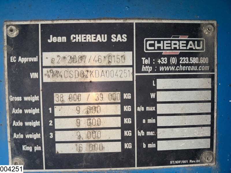 Chereau Koel vries Carrier Vector 1950 Mt - Рефрижератор полуремарке: снимка 4 Chereau Koel vries Carrier Vector 1950 Mt - Рефрижератор полуремарке: снимка 4