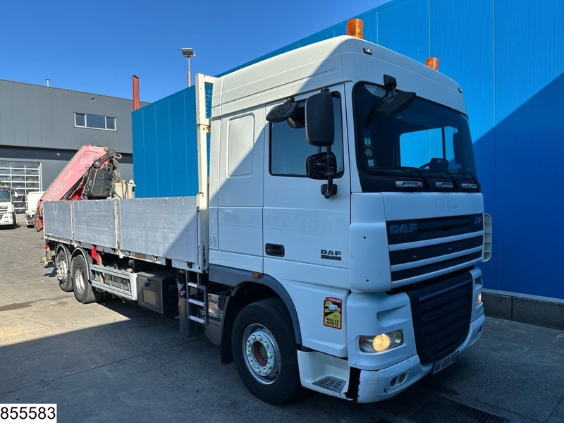 DAF XF 410 6x2, Fassi, Retarder, Remote - Бордови камион, Камион с кран: снимка 3 DAF XF 410 6x2, Fassi, Retarder, Remote - Бордови камион, Камион с кран: снимка 3