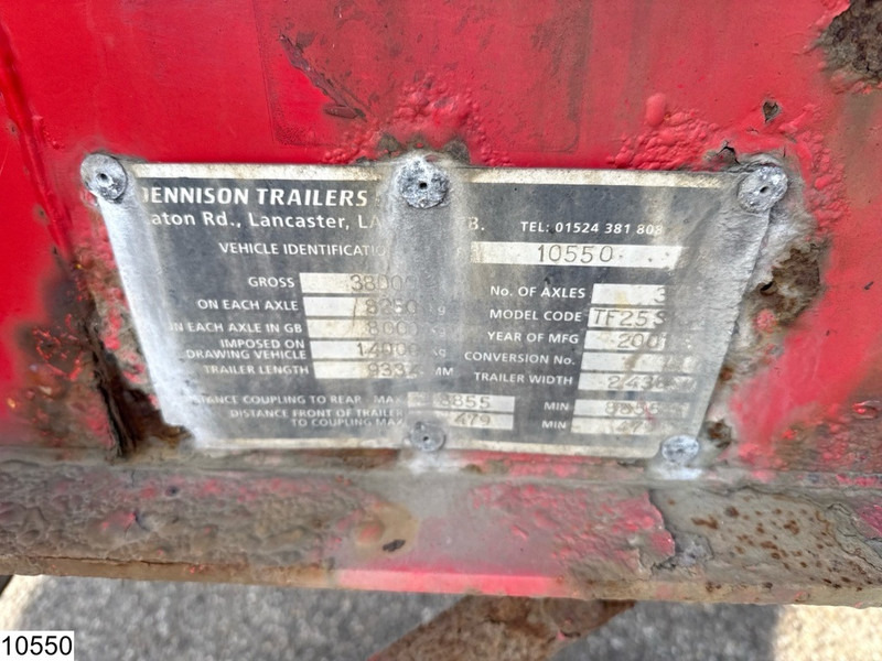 Dennison Container 20 - 30 - 40FT - Контейнеровоз/ Сменна каросерия полуремарке: снимка 5 Dennison Container 20 - 30 - 40FT - Контейнеровоз/ Сменна каросерия полуремарке: снимка 5