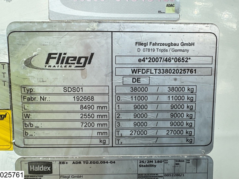 Fliegl kipper - Самосвал полуремарке: снимка 4 Fliegl kipper - Самосвал полуремарке: снимка 4