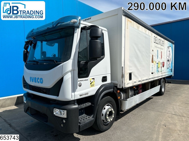 Iveco 160E21 EURO 6, Dhollandia - Камион с брезент: снимка 1 Iveco 160E21 EURO 6, Dhollandia - Камион с брезент: снимка 1