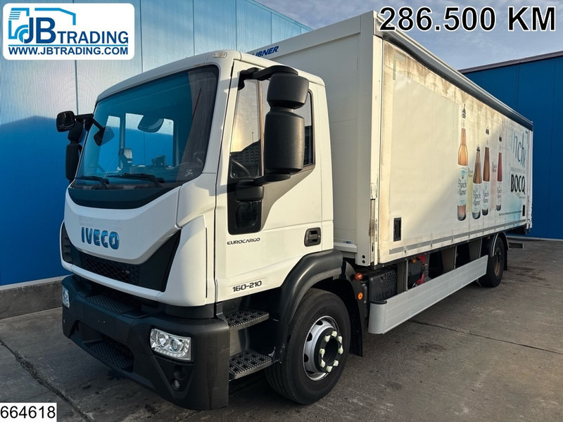 Iveco Eurocargo 160-210 EURO 6, Dhollandia - Камион с брезент: снимка 1 Iveco Eurocargo 160-210 EURO 6, Dhollandia - Камион с брезент: снимка 1