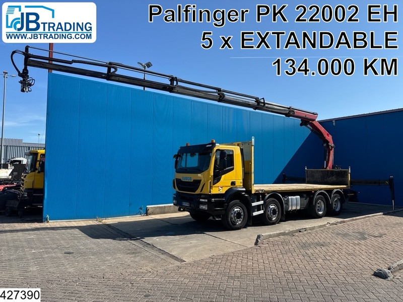 Iveco Stralis 480 8X4, EURO 6D, Retarder, Palfinger - Бордови камион, Камион с кран: снимка 1 Iveco Stralis 480 8X4, EURO 6D, Retarder, Palfinger - Бордови камион, Камион с кран: снимка 1