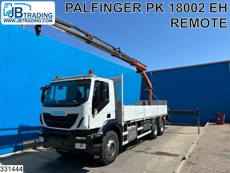 Iveco Trakker 360 6X4, EURO 6, Steel suspension, Palfinger - Бордови камион, Камион с кран: снимка 1 Iveco Trakker 360 6X4, EURO 6, Steel suspension, Palfinger - Бордови камион, Камион с кран: снимка 1